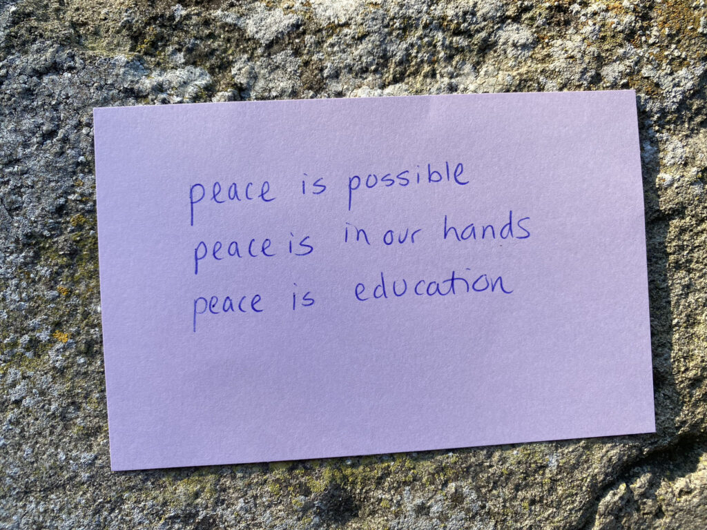 Definitions of Peace. What does peace mean to you.