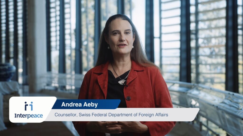 The PeaceTalks. What does Peace mean to you? Andrea Aeby